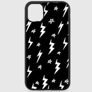 BOLTS and Stars Black Phone Case